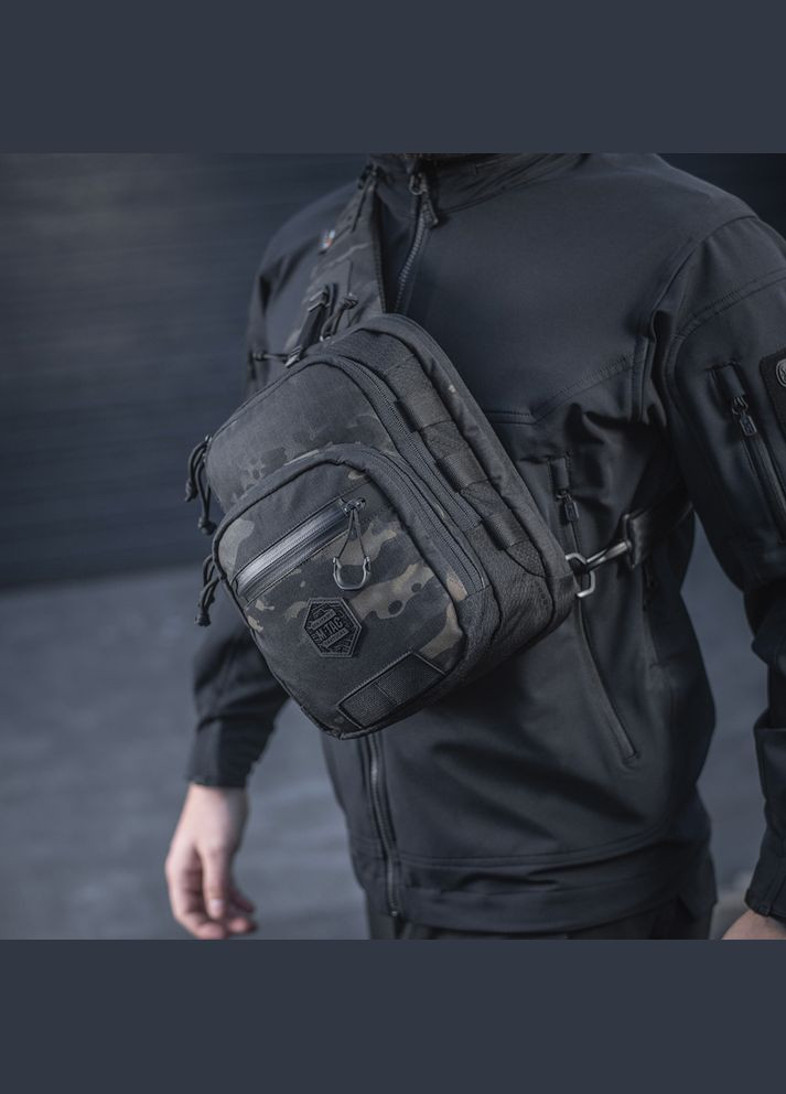 Сумка Cross Bag Slim Elite Hex Multicam Black/Black M-TAC (303262609)