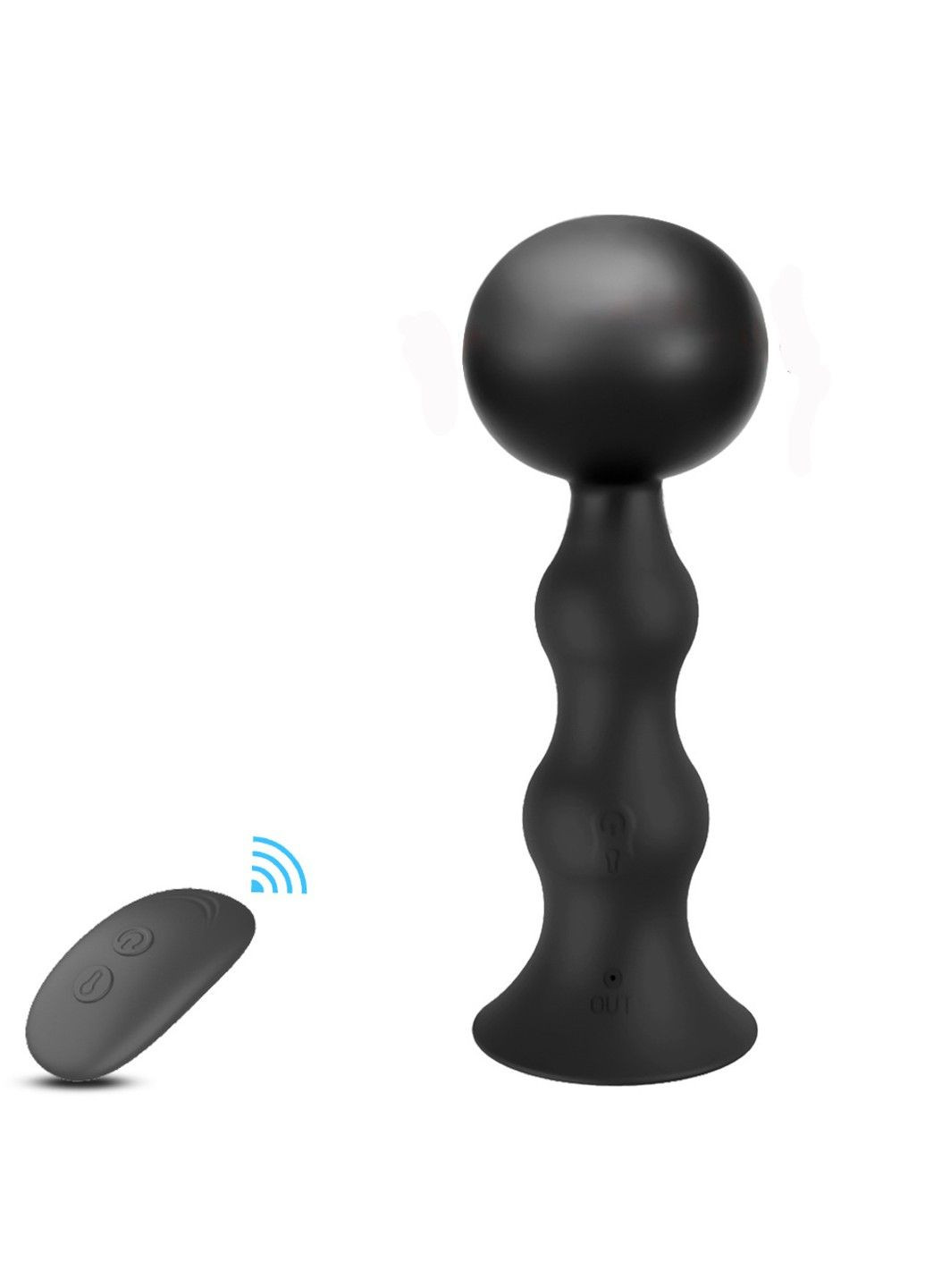 Надувной анальный расширитель с вибрацией и дистанционным управлением We Love (318678670)