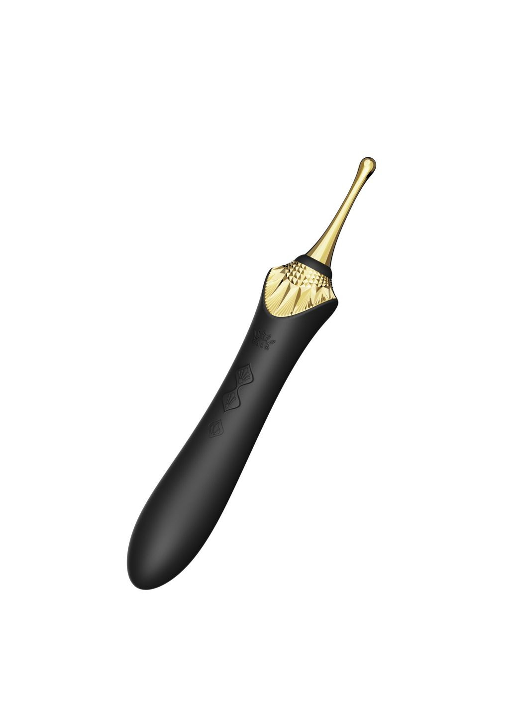 Мультифункціональний вібратор Bess 2 Obsidian Black, 4 насадки, підігрів - CherryLove Zalo (332209250)