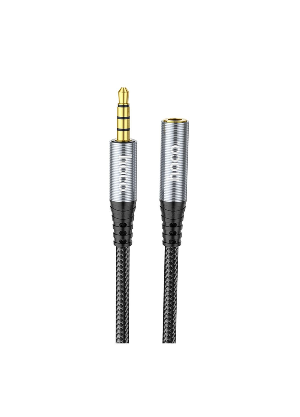 Кабель Aux UPA20 3.5 audio extension cable Цвет Серый Hoco (337993891)