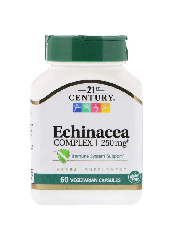 Экстракт эхинацеи, Echinacea, 60 капсул 21st Century (380904186)