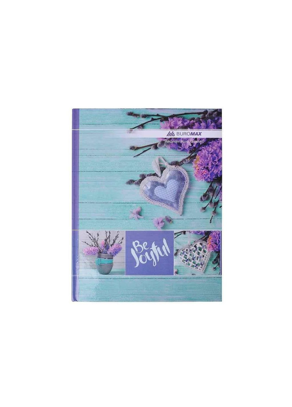 Книга обліку ROMANTIC 96 арк/кліт. А4, бірюзовий BM.2400306 ТМ Buromax (311957405)