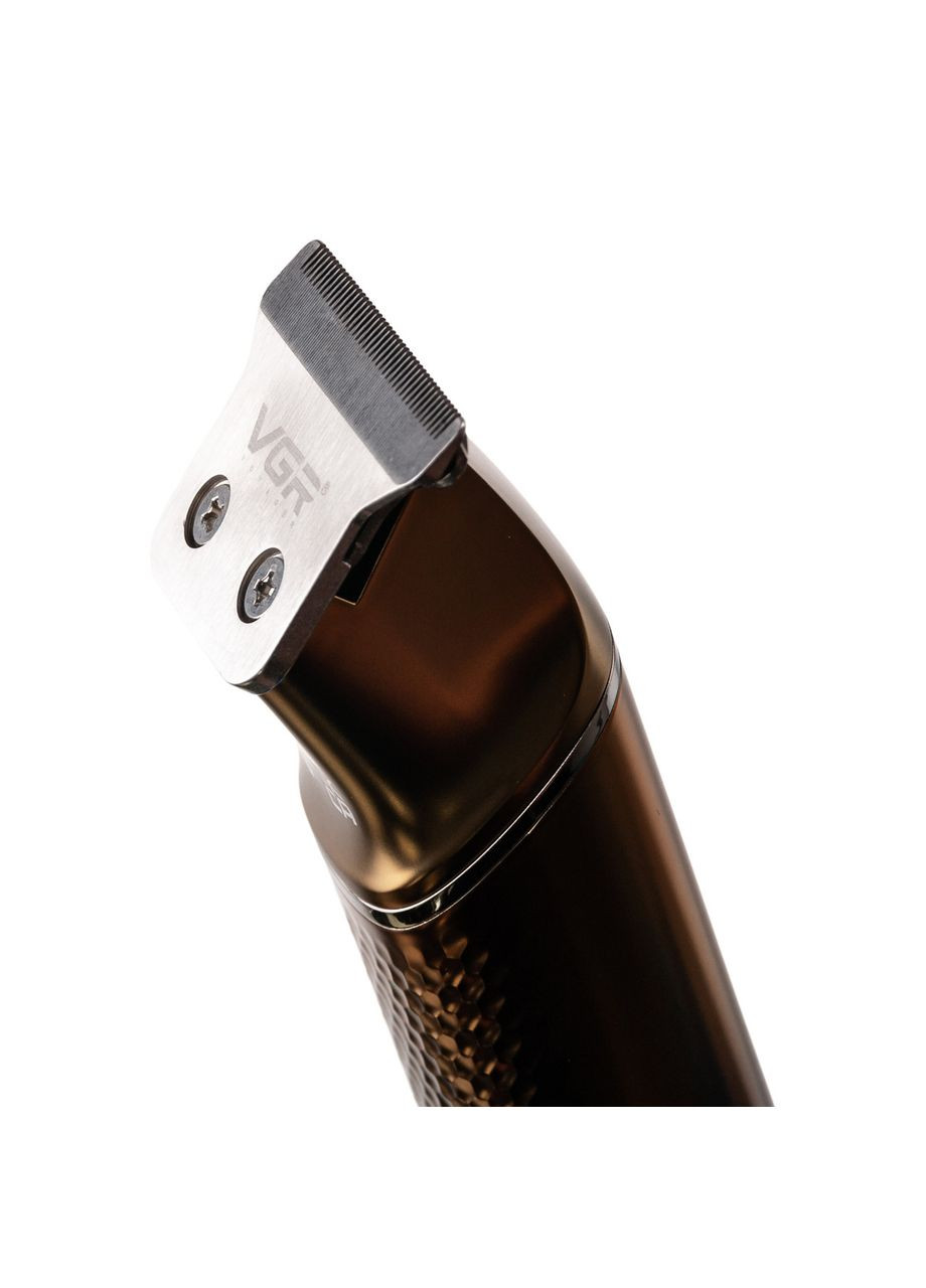 Триммер для стрижки V-986 с насадками и USB, золото. VGR (369143498)