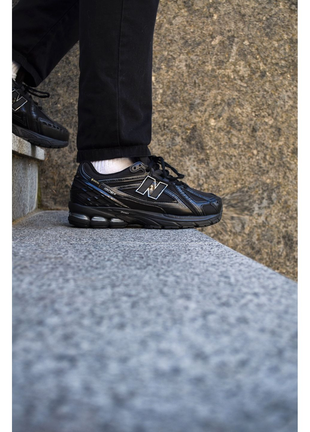 Чорні Осінні кросівки чоловічі new balance 1906r black нью беланс 1906r No Brand