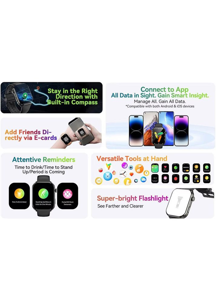 Смарт-годинник R60 Black Blackview (315010908)