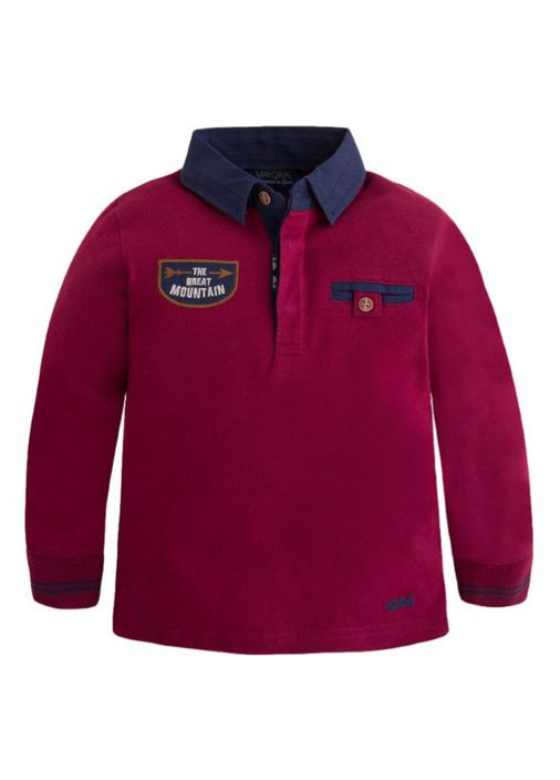 Бордовый лонгслив Mayoral