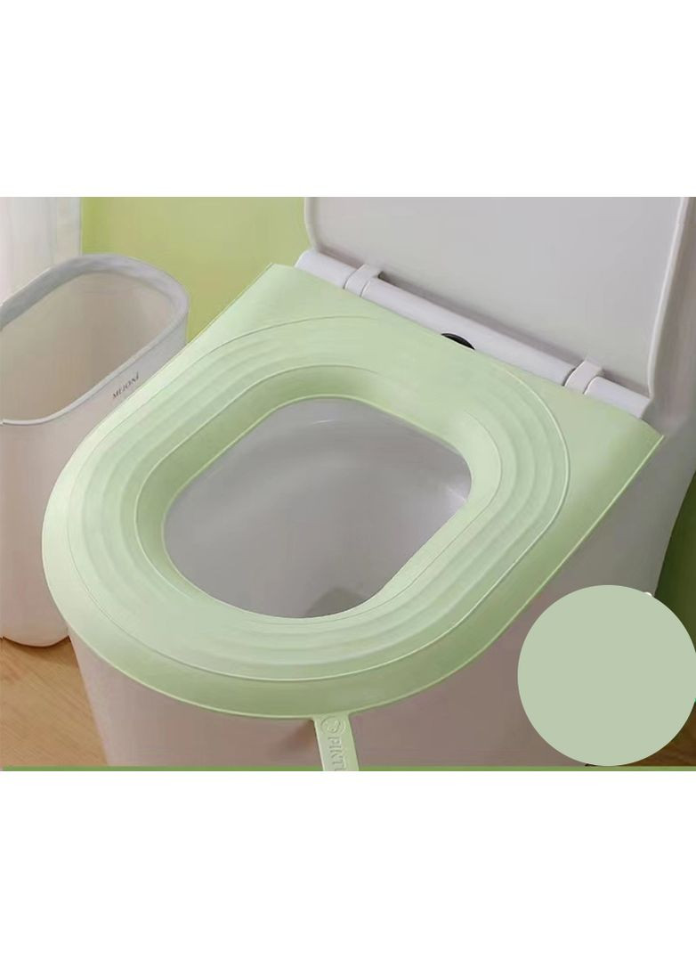 Водонепроникна накладка на унітаз YU775937 Зелений No Brand (368566055)