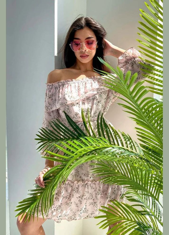 Рожева повсякденний, кежуал сукня Seventeen з квітковим принтом