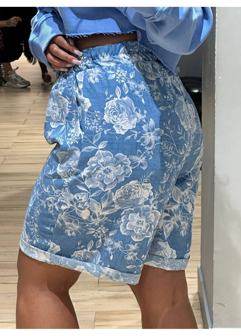 Шорти жіночі з квітковим принтом Style Point (350613901)