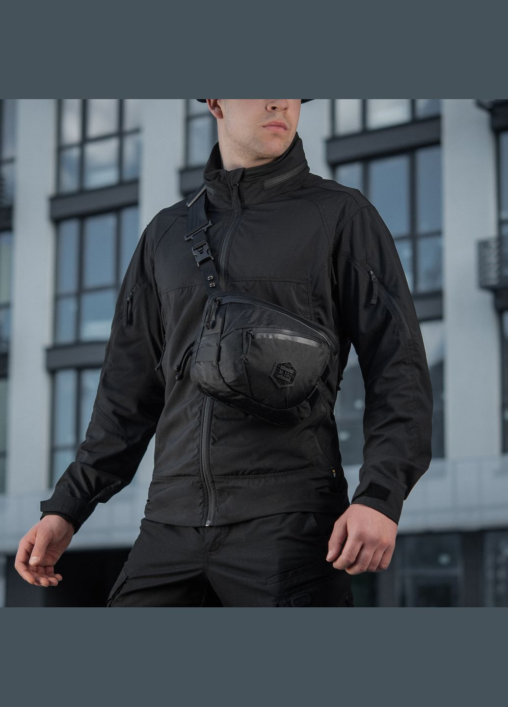 Сумка Sphaera Hardsling Bag XPac Elite Black M-TAC (303262781)