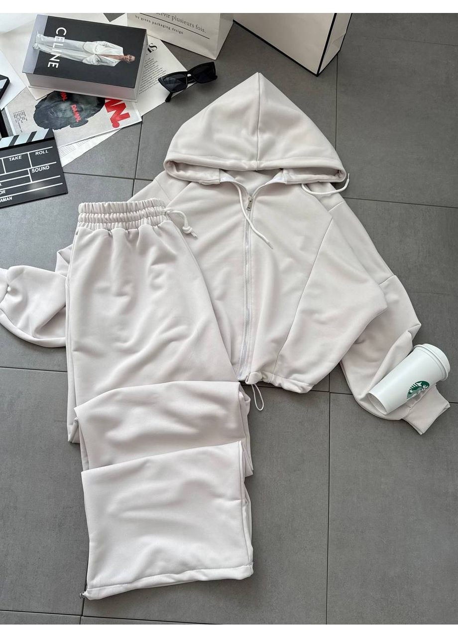 💥 Універсальний костюм із двонитки — ідеальне поєднання зручності та стилю DK/DL Мода без кордонів (358758089)