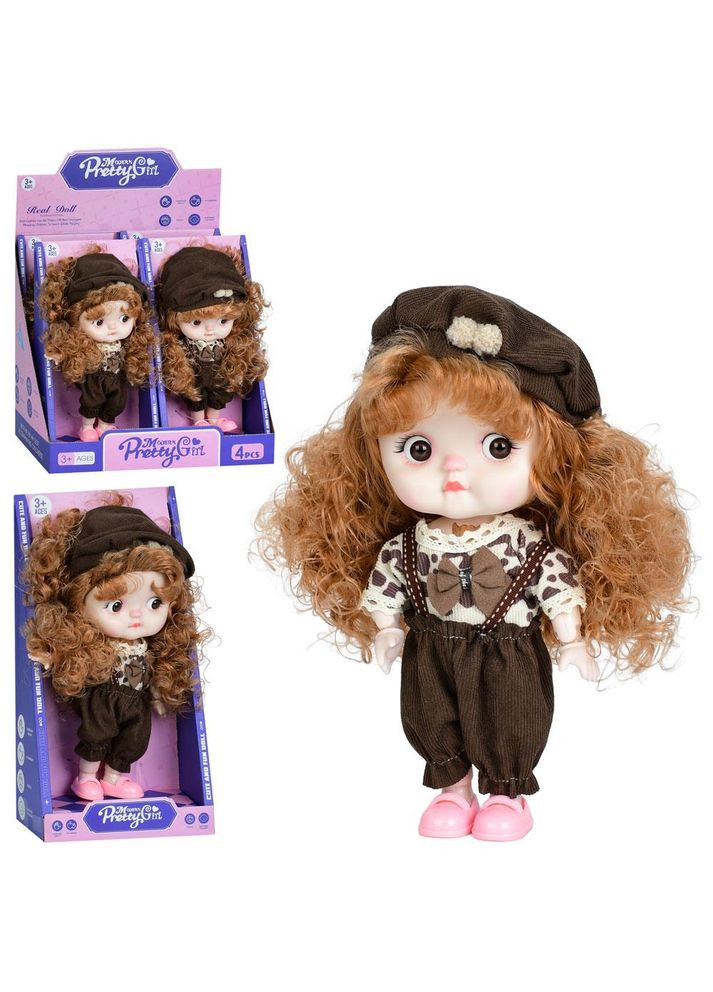 Шарнирная кукла 4 шт., с музыкой, светом и батарейками (таблетки), в коробке (1004-G1) No Brand (360739875)