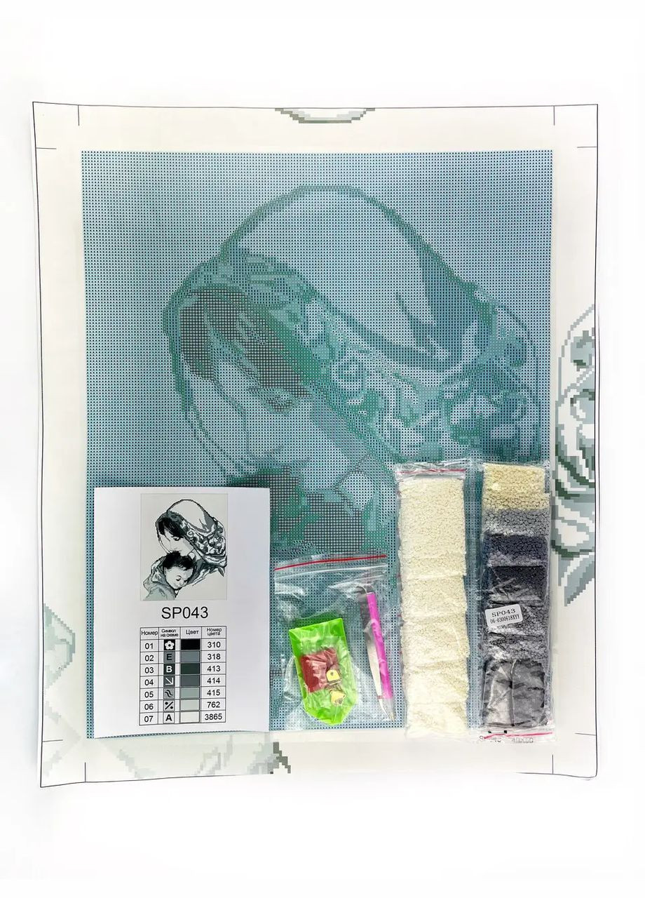 Алмазная мозаика Мария с младенцем 40х50 см SP043 ColorArt (285719817)