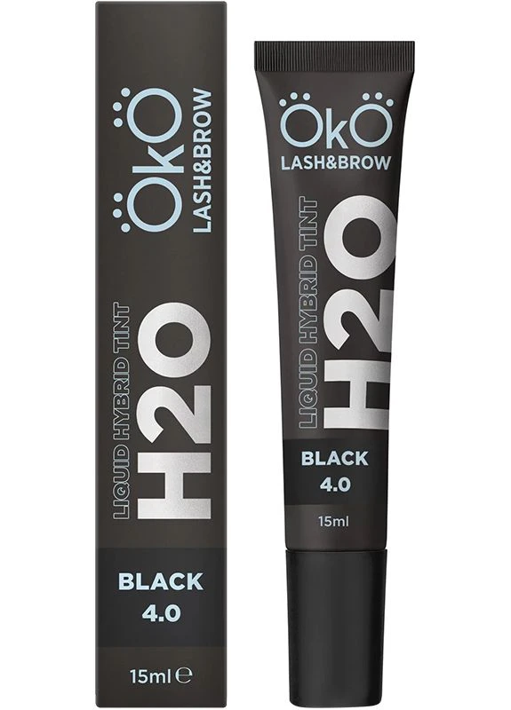 Краска для бровей и ресниц Liquid Hybrid Tint H2O Black 4.0, 15 мл OkO (352168942)