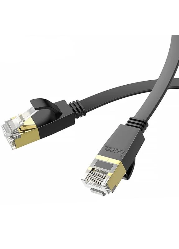 Кабель Hoco US07 Cat 6 Gigabit 3м TPU черный No Brand (402119009)
