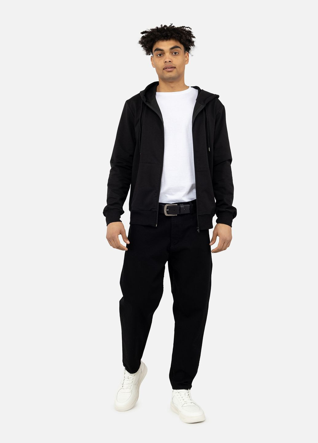 Черные демисезонные мужские джинсы цвет черный цб-00245479 BIG GASTINO
