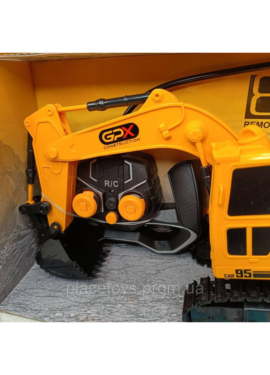 Игрушечный Экскаватор на Радиоуправлении | Погрузчик на Пульте Управления Аккумуляторный ( Ковш Двигается ) TK Group (365818867)