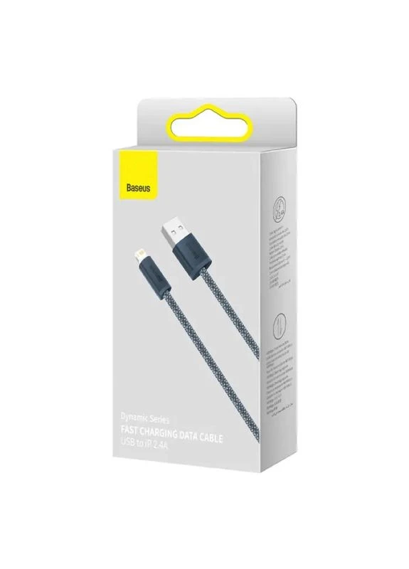 Кабель Fast Charging Data Cable USB to iP 2.4A 1m Slate (CALD000416) Baseus Dynamic Series (361871398)