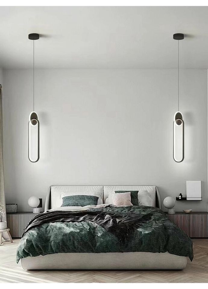 Люстра світлодіодна підвісна LED світильник для квартири на стелю ледве 26991 Чорний 40-150х10х10 см. Sunnysky (335975738)