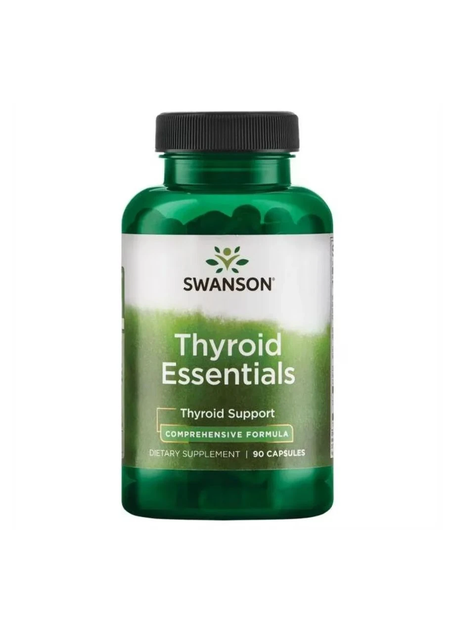 Поддержка щитовидной железы Thyroid Essentials, 90 капсул Swanson (361119140)