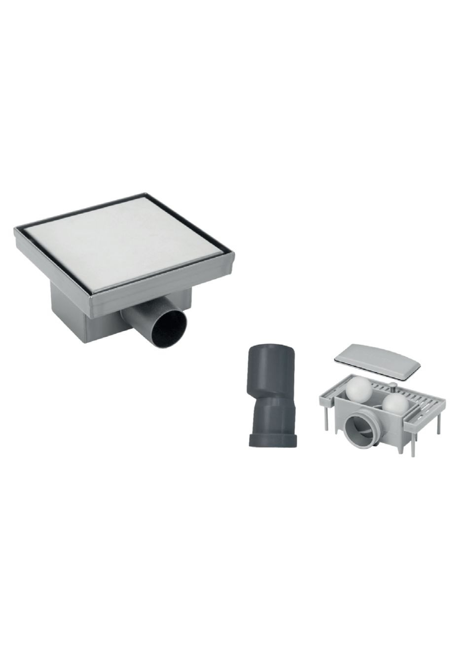 Душовий трап FD30-S150 з неіржавкої сталі SUS304 150x150 мм (AC0684) KOER (307496644)