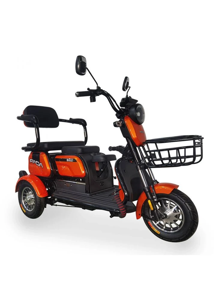 Электроскутер Трехколесный Трицикл BULLi (1000W, 72V,20Ah) Оранжевый FADA (392668210)