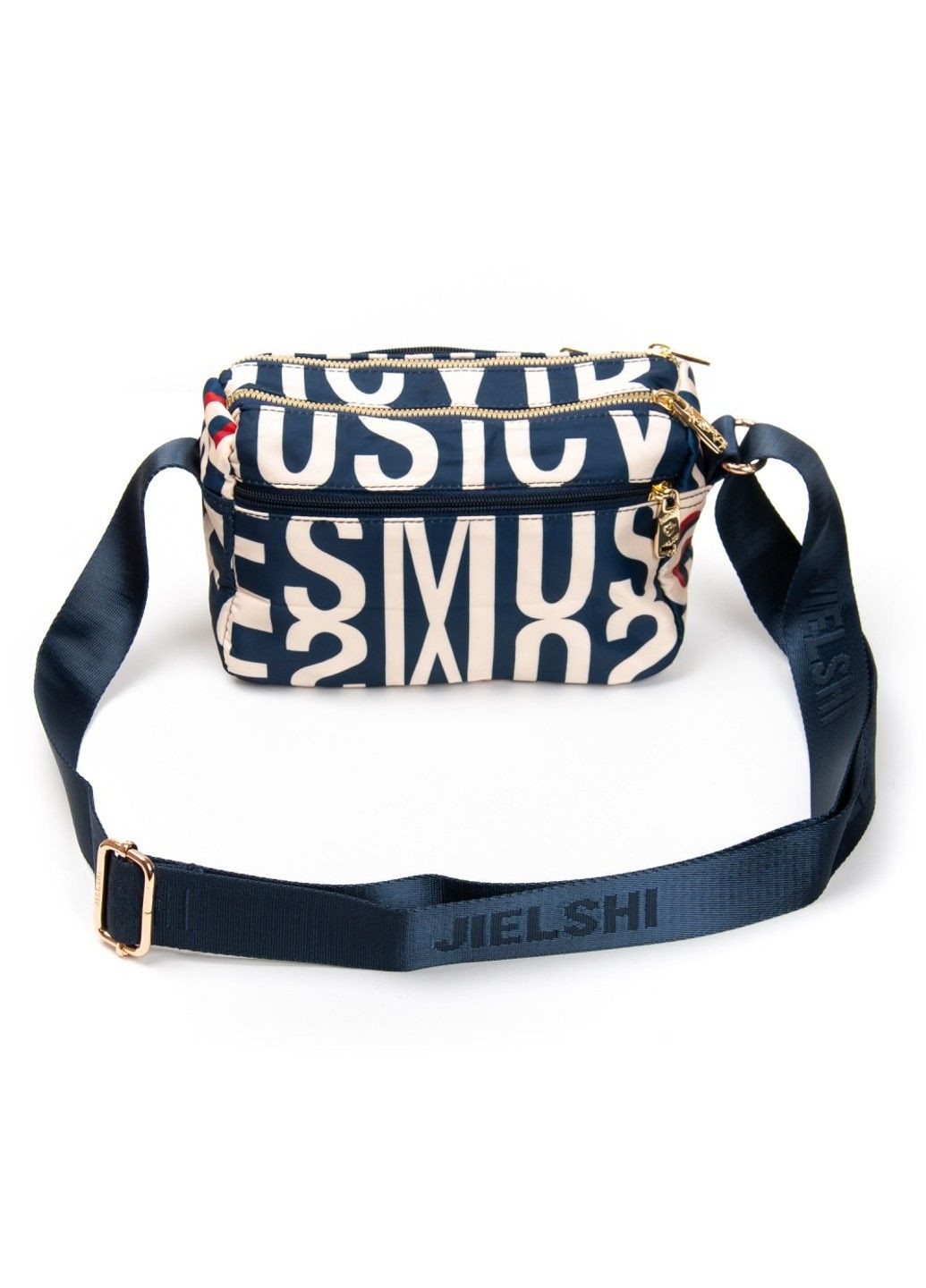 Текстильна сумка 5667 blue letters Jielshi (329692661)