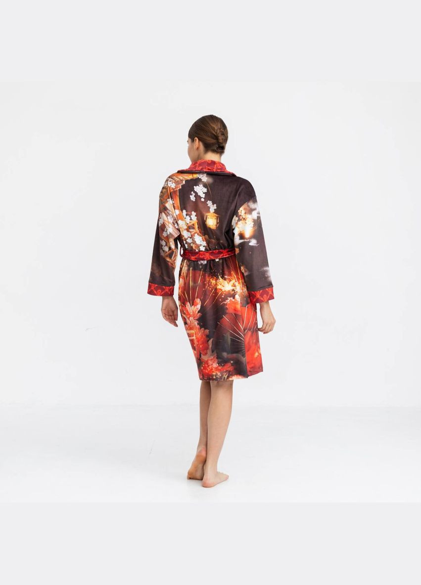 Халат жіночий з плюшевого велюру ексклюзивний Japan 18331 L-XL FlexDress (336766965)