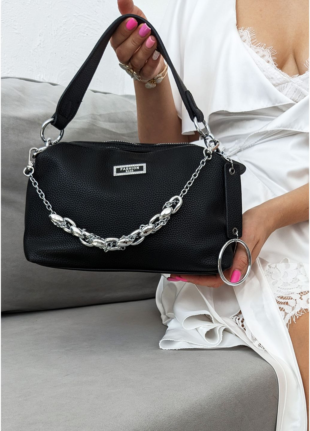 Универсальная сумка из экокожи с карманами и сменными ремнями InFashion Сумка (360558716)