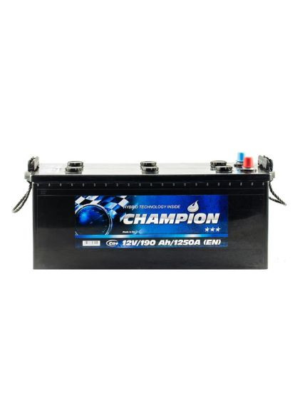 Аккумулятор автомобильный Black 190 Ah/12V Euro (CHB190-3) Champion Black 190 Ah/12V Euro (370020437)