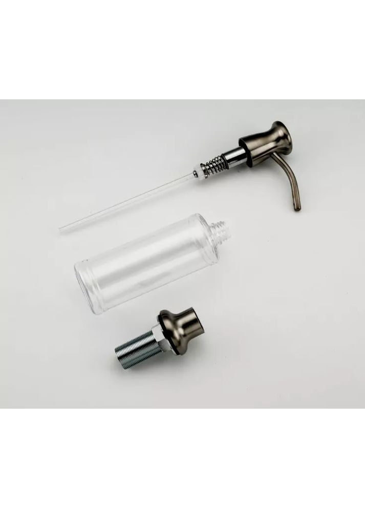 Дозатор для миючого засобу G403-5, що вбудовується в мийку, латунь/пластик, сатин 300 мл GAPPO (371881701)