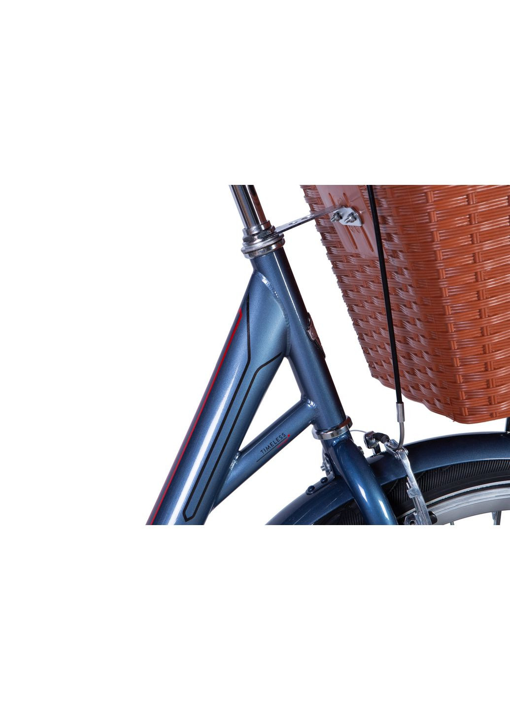 Велосипед ST 26" CRYSTAL тормозная рама-" с багажником задн St с корзиной Pl с крылом Pl 2024 Dorozhnik (369781531)