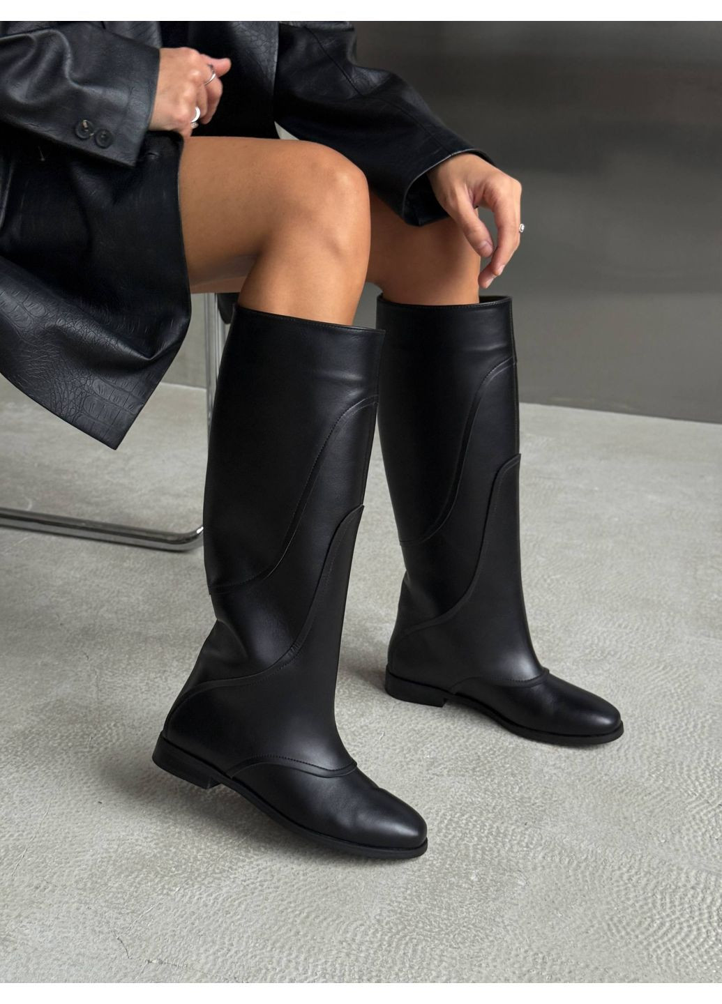 Зимние сапоги-трубы shole Helen