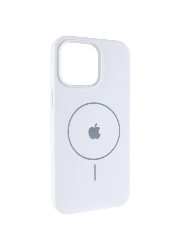 Чохол Silicone Case Full Protective (AA) V2 with MagSafe для Apple iPhone 13 (6.1") / White Epik (372689483)