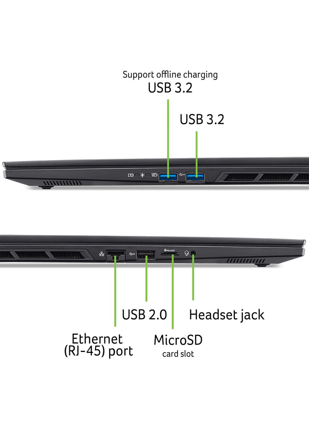 Ноутбук NH.QZWEU.002 Nitro 16S AN16S-61 16" WQXGA IPS, AMD R7-350, 32GB, F1TB, NVD5070Ti-12, Lin, Acer (361965215)