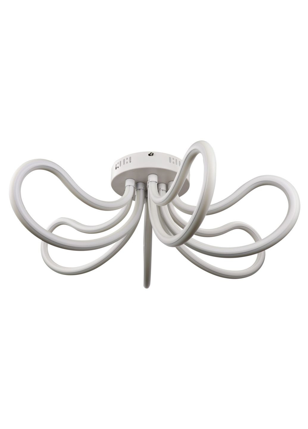 Люстра светодиодная потолочная LED светильник для квартиры на потолок лэд с пультом 25583 Белый 26х71х71 см. Sunnysky (364763052)