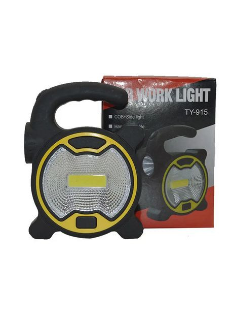 Ручний світлодіодний LED ліхтар на батареях АА T-915A жовтий No Brand (315723895)