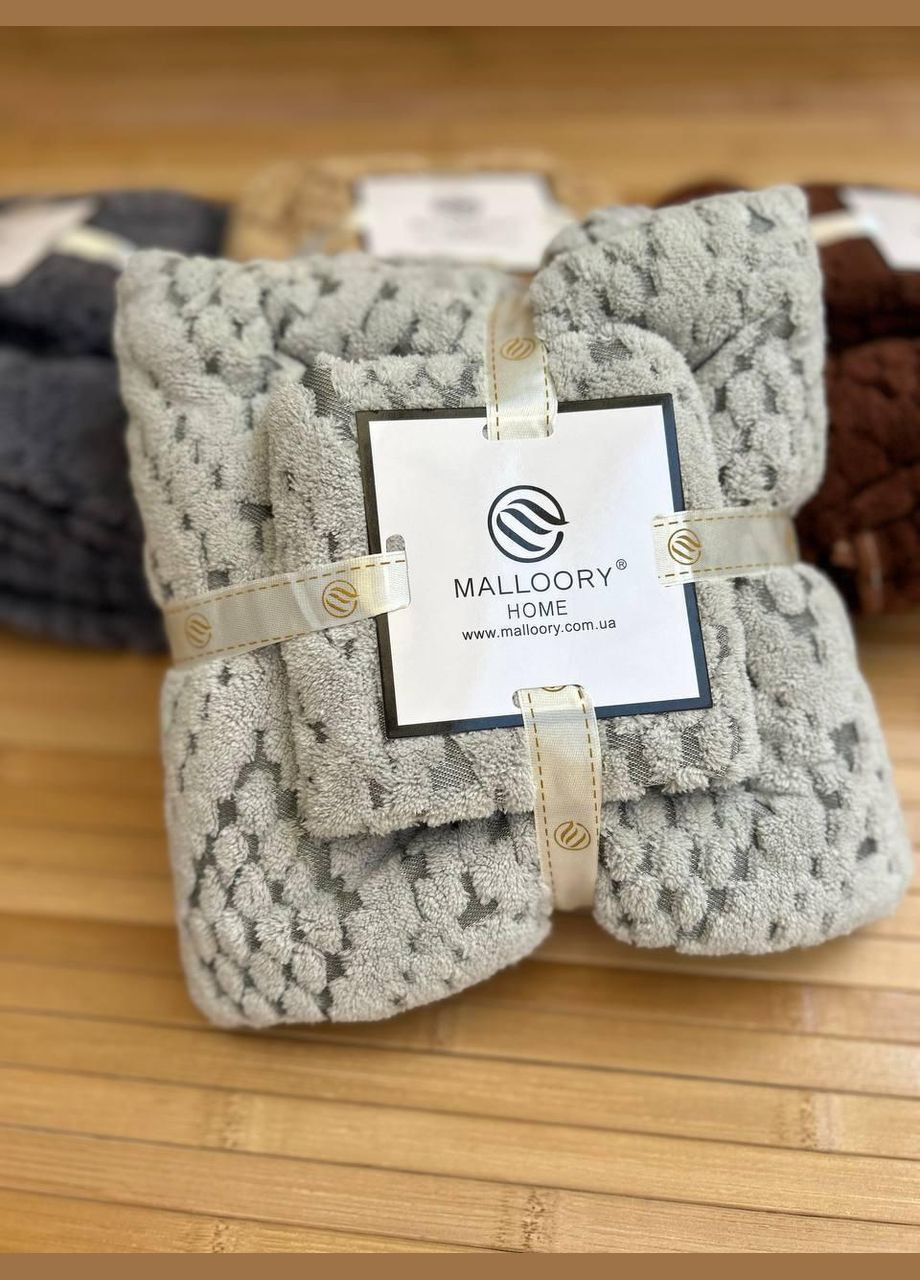 Наборы полотенец микрофибра (П4К-rushnuk002-03) No Brand серый