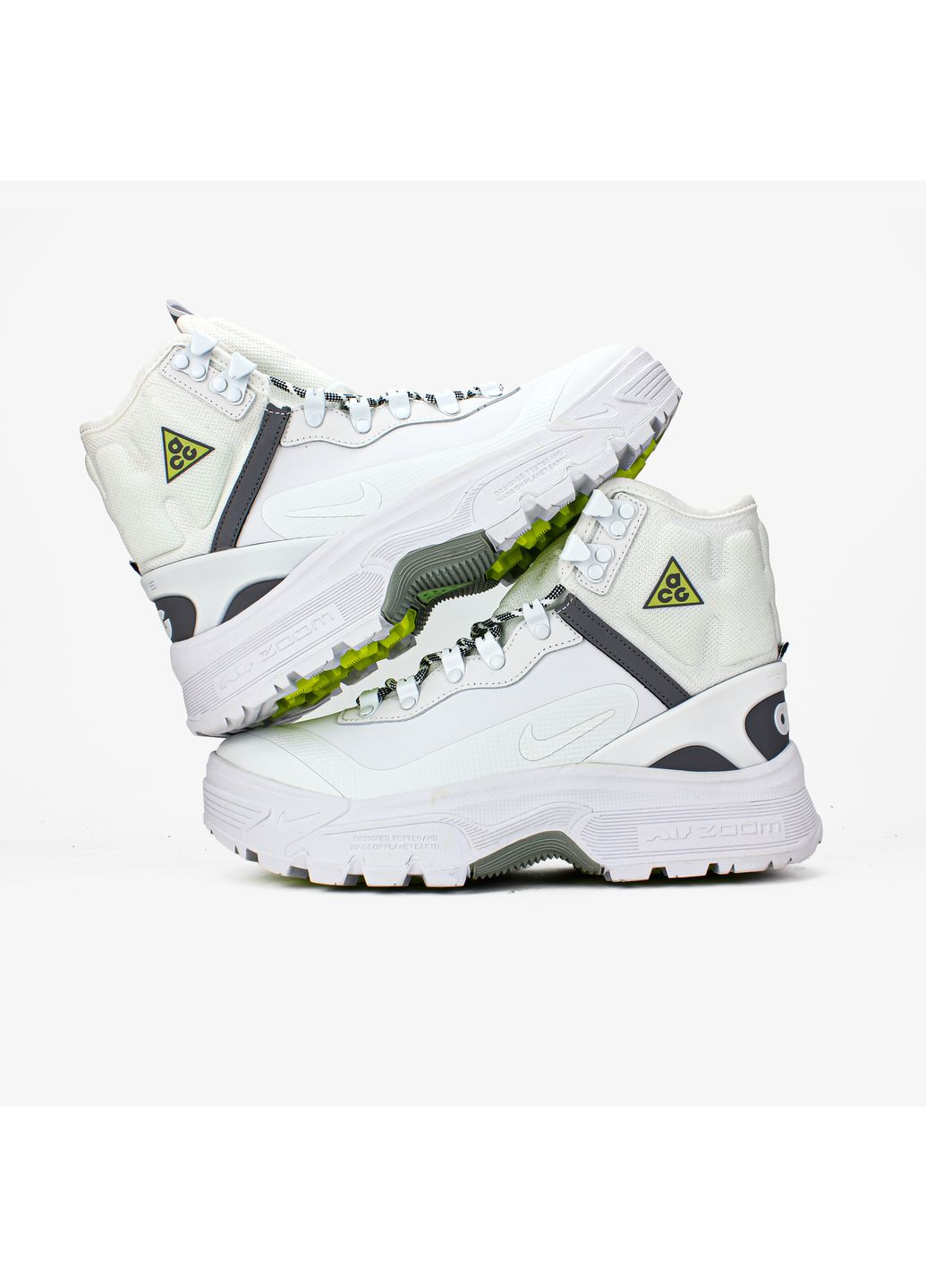 Білі Осінні кросівки чоловічі і жіночі nike acg air zoom gaiadome gtx white | найк ацг аір зум гайадом білі No Brand