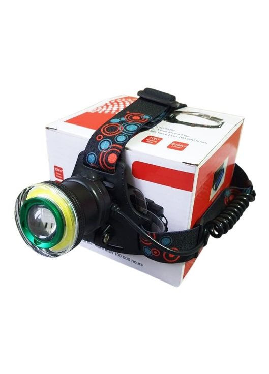 Яскравий потужний налобний акумуляторний ліхтар на голову на 4 режими роботи Headlamp-HL2-1006 Head (315137190)