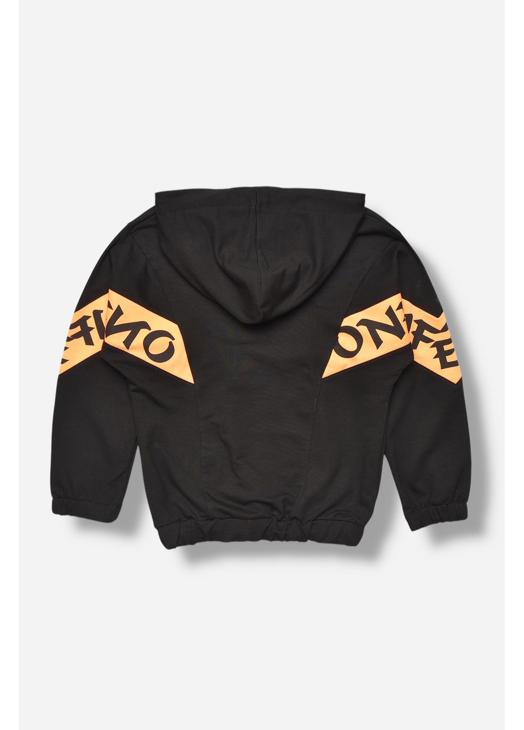 Кофта підліткова для дівчинки чорного кольору з принтом Let's Shop (365310283)