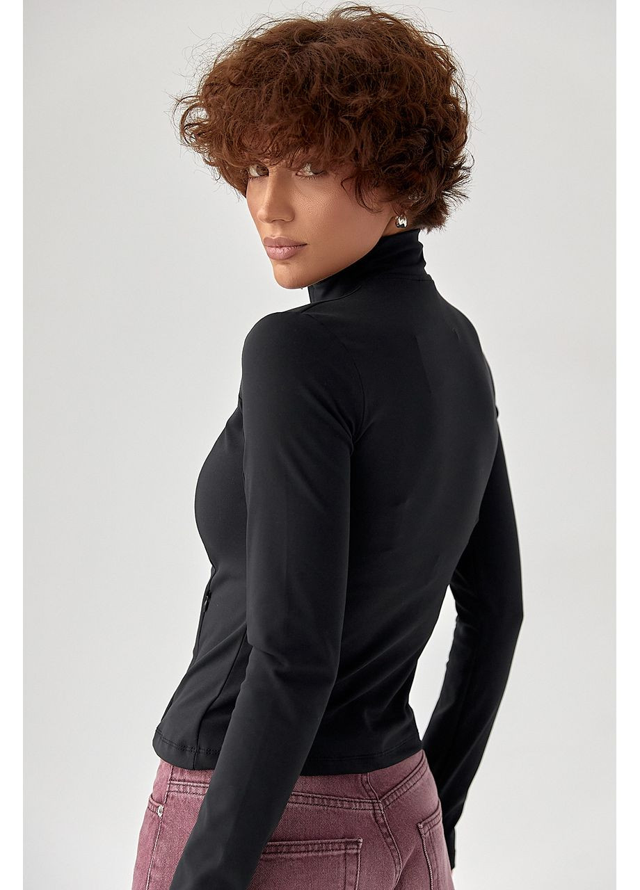 Спортивная эластичная кофта на молнии Lurex (371334054)