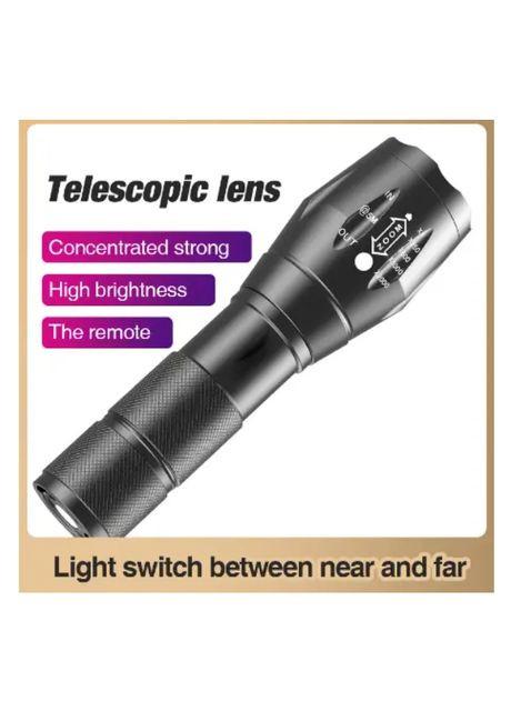 Ліхтарик тактичний A-100 ZOOM No Brand (294843293)