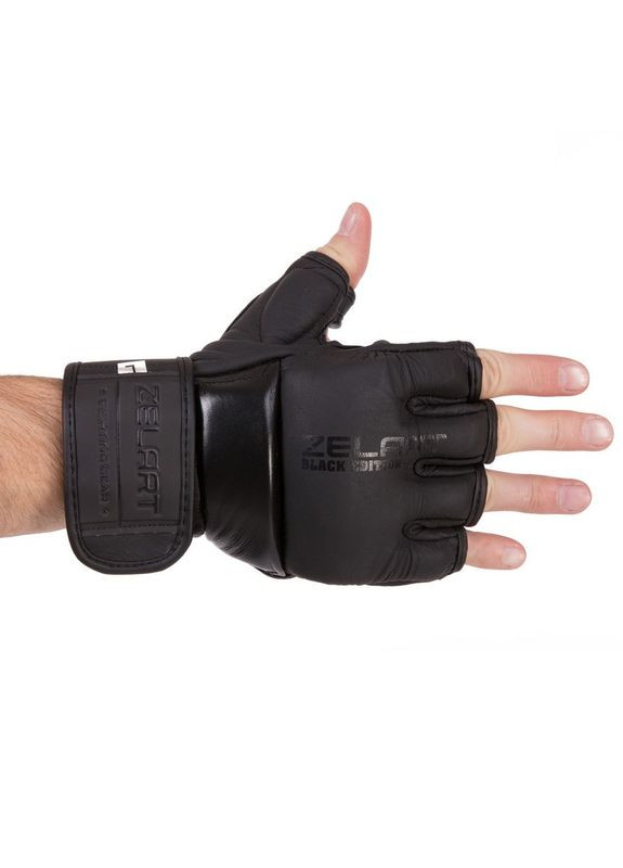 Перчатки для смешанных единоборств MMA кожаные Pro (размер, ) (VL-3098_S) Zelart (354702947)