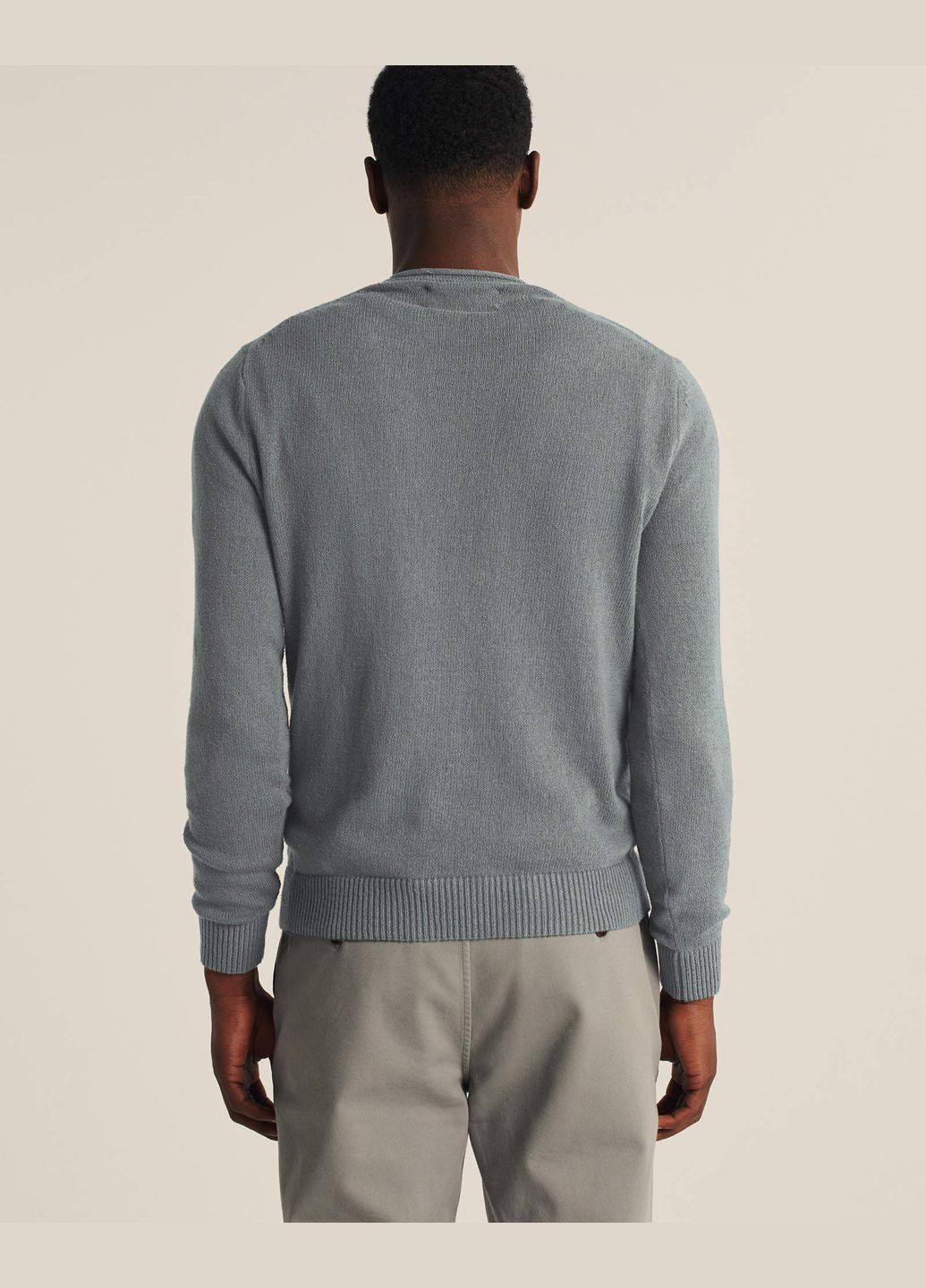 Темно-серый демисезонный свитер мужской - свитер af7866m Abercrombie & Fitch