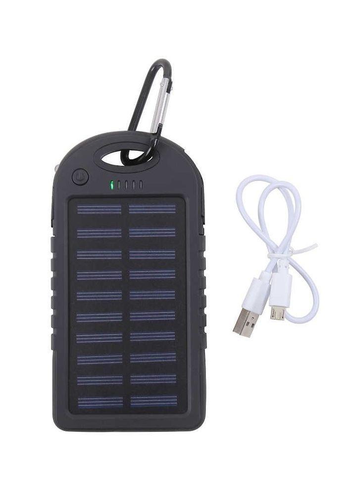 Портативный аккумулятор павербанк с солнечной панелью Waterproof Solar Power Bank 5000 mAh Rothco (292132644)
