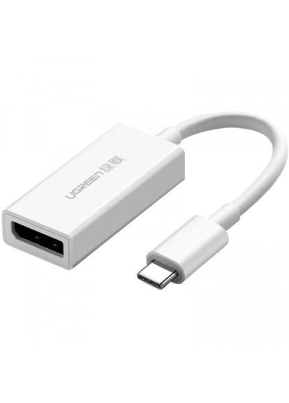Перехідник USBC to DisplayPort Adapter MM130 white (40372) Ugreen usb-c to displayport adapter mm130 white (268140298)