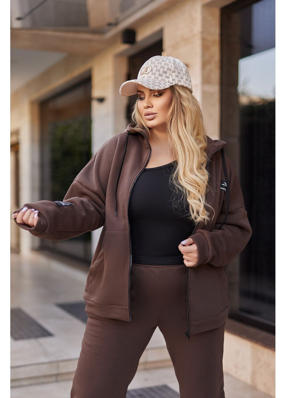 Жіночий спортивний костюм з нашивками Fashion (360769187)