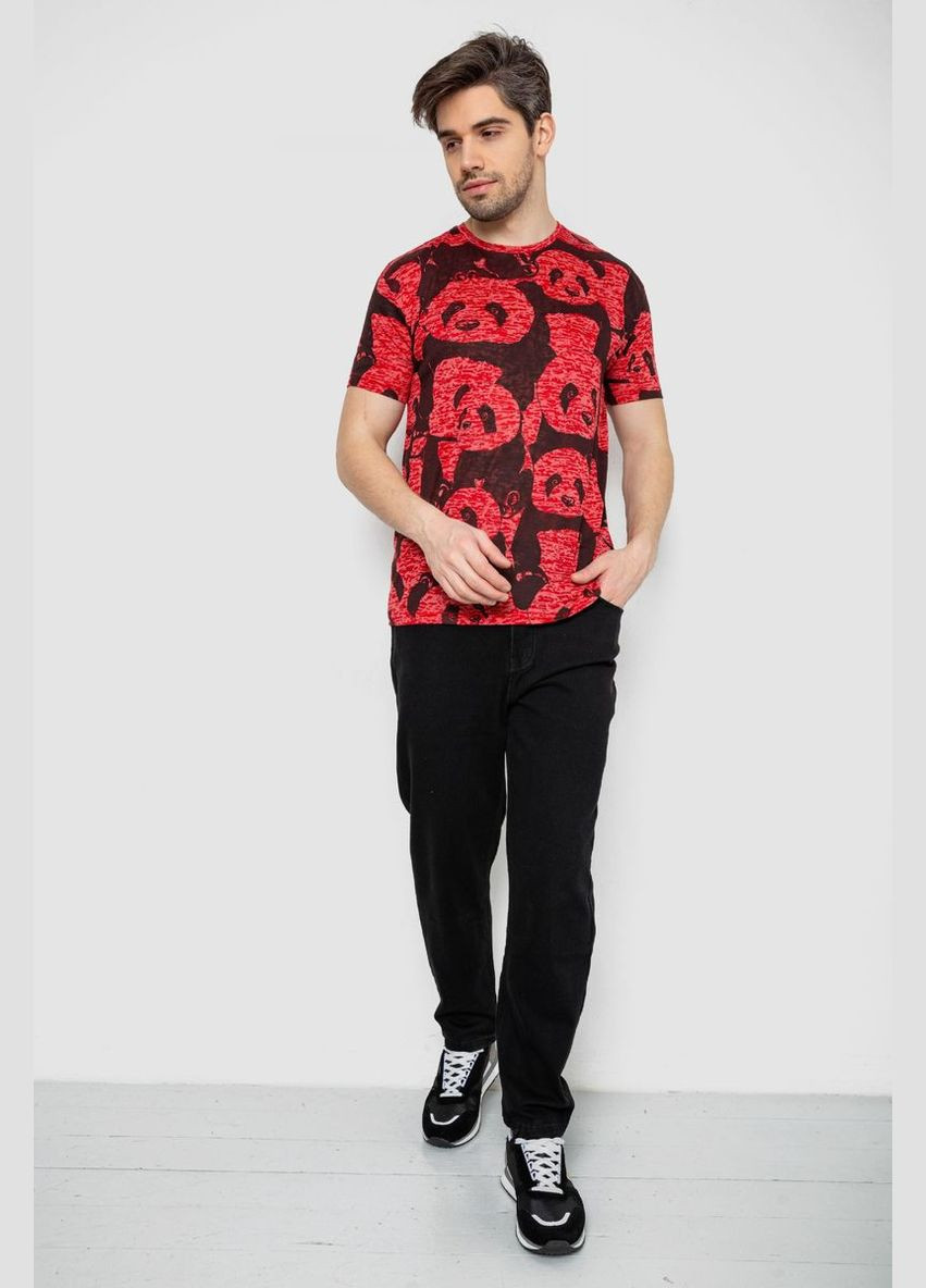 Червона футболка чоловіча з принтом Andi 244R6034