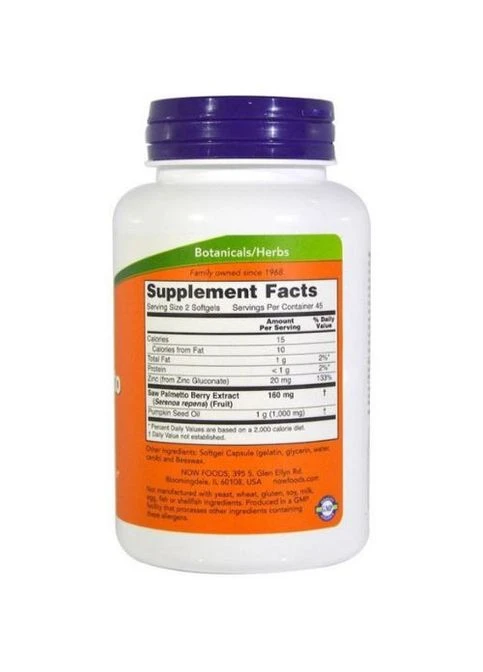 Saw Palmetto Extract 80 mg 90 Softgels Now Foods (362419070)